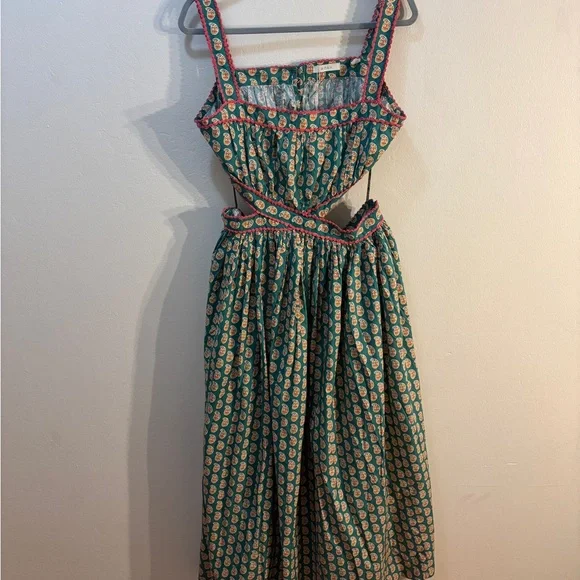 Dôen RARE Tasha Dress in Sunrise Paisley Print Size L - Picture 2 of 3